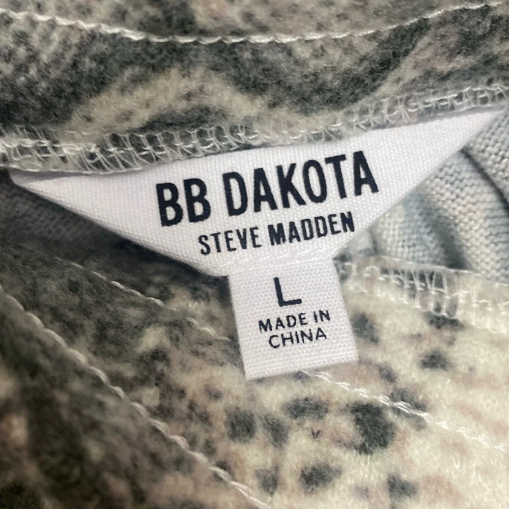 BB Dakota Gray Snake Skin Hiss Hers Womens Loungepants Sweatpants Large NEW - Picture 4 of 6